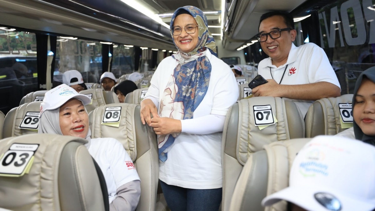 TelkomGroup Lepas Ribuan Pemudik dalam Program Mudik Gratis 2026