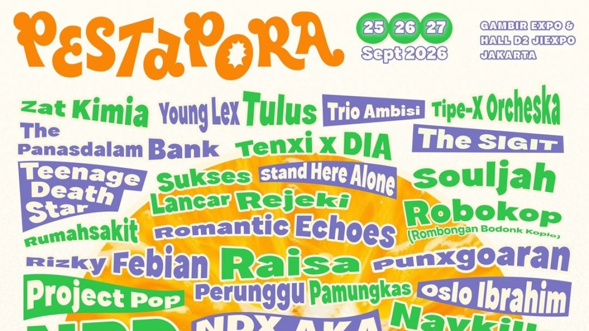 Bocoran Aldi Taher Terbukti! Inilah Line Up Fase Pertama Pestapora 2026
