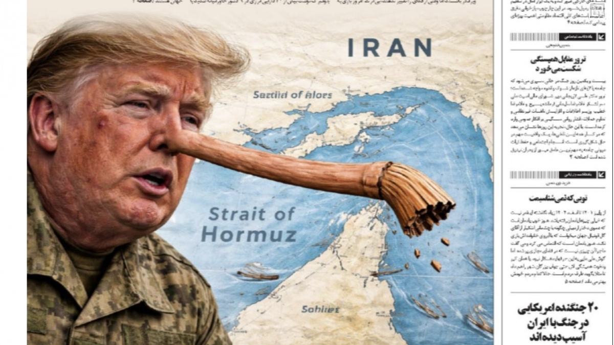 Trump Jadi Pinokio di Karikatur Media Iran: Klaim Negosiasi Damai Hanya Kebohongan Besar