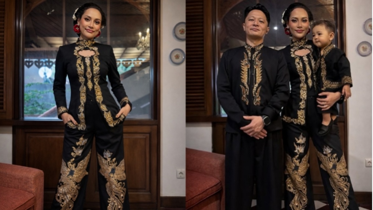 Jadi Sorotan, Ini Makna di Balik Seragam Erika Carlina dan DJ Bravy di Acara Tedak Siten Baby Andrew