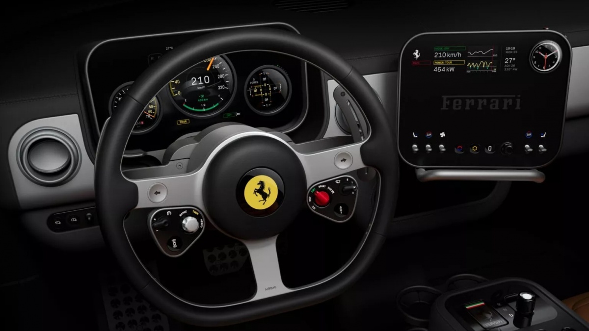 Mantan Desainer iPhone Pilih Tombol Fisik untuk Mobil Listrik Ferrari Ketimbang Layar Sentuh