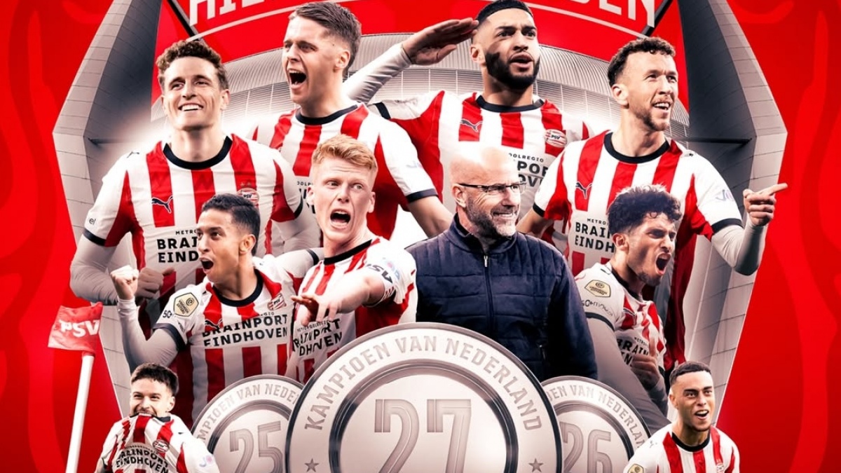 PSV Juara Liga Belanda 3 Kali Beruntun! Feyenoord Tersandung, Gelar Tak Terkejar
