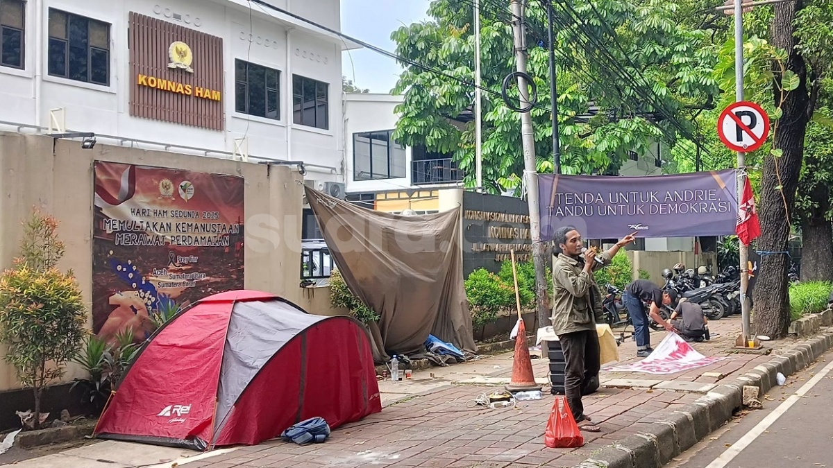 Komnas HAM Respons Aksi Protes Buntut Kasus Andrie Yunus, Bakal Surati Presiden dan DPR