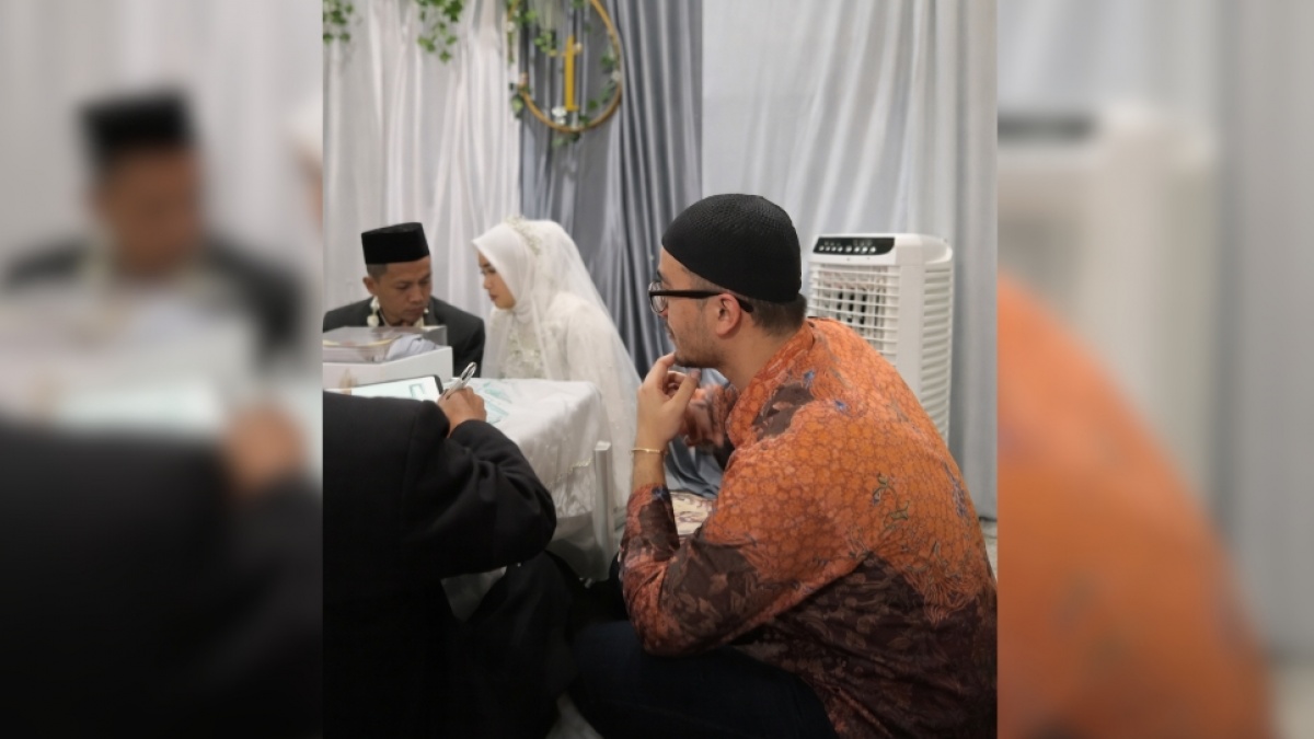 Viral Bryan Domani Jadi Saksi Nikah ART di Rumah Sederhana, Vibes-nya Pak RT Banget