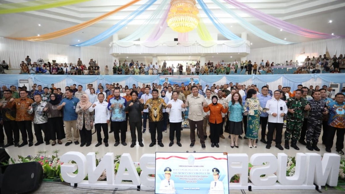 Buka Musrenbang Provinsi Sulut, Mendagri Ajak Pemda Tangkap Program Prioritas Nasional