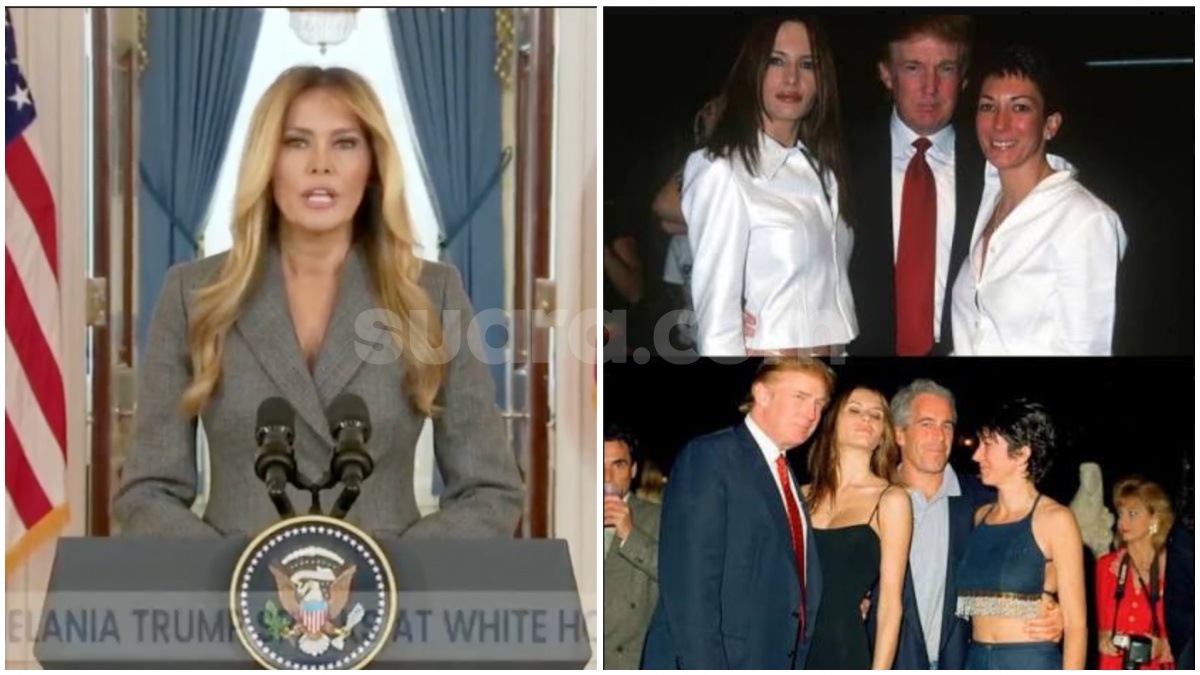 Akhirnya Bicara! Melania: Saya Bukan Hadiah Jeffrey Epstein untuk Donald Trump
