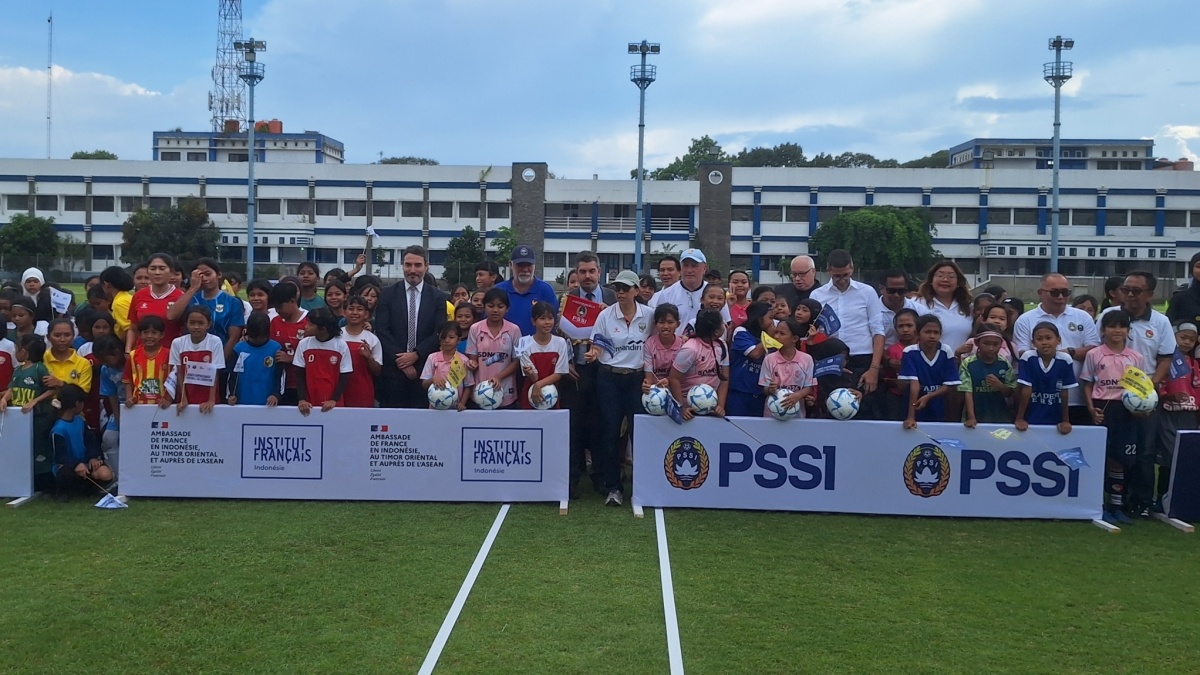 Dorong Sepakbola Putri, IndonesiaPrancis Gelar Coaching Clinic dan Workshop