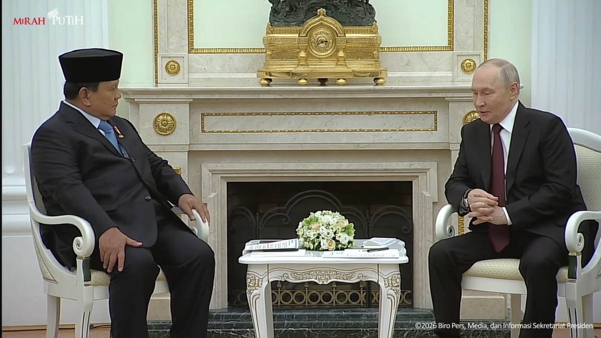 Prabowo Bertemu Putin di Moskow, Kedua Negara Bahas Penguatan Kemitraan Strategis