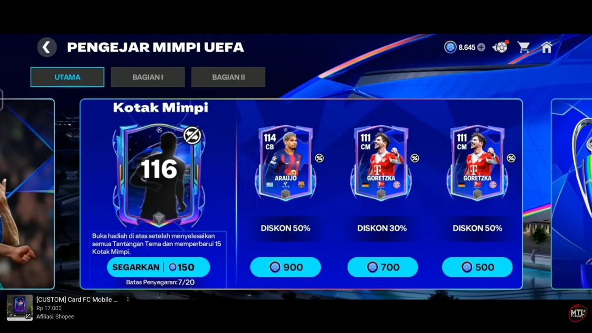 30 Kode Redeem FC Mobile 13 April 2026, Klaim Pemain 116 UEFA Gratis dan Update Bug Terbaru