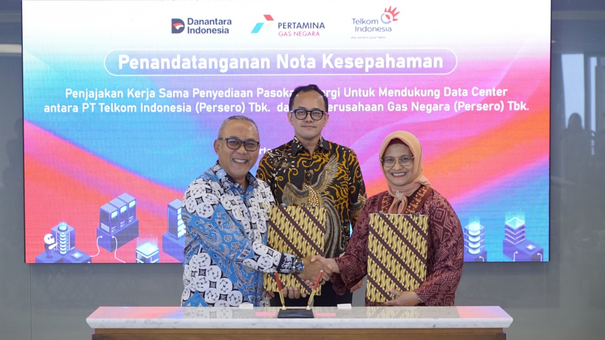 Telkom dan PGN Perkuat Ekosistem Green Digital Infrastructure Terintegrasi Bersama Mitra Global