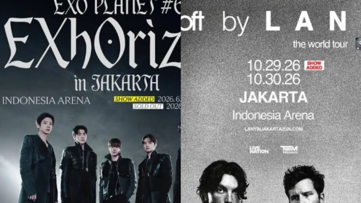 Antusias Tinggi, 3 Konser Internasional di Jakarta Ini Tambah Hari
