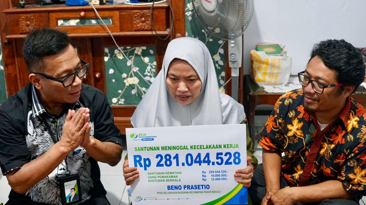 Gerak Cepat, BPJS Ketenagakerjaan Penuhi Hak Beno Prasetio yang Wafat Dalam Kecelakaan Kerja
