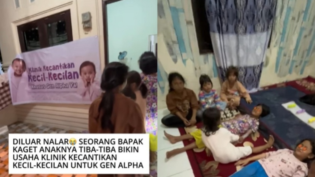 Bocil Ini Viral Bikin Klinik Kecantikan Khusus Gen Alpha, Sekali Perawatan cukup Bayar Rp2000