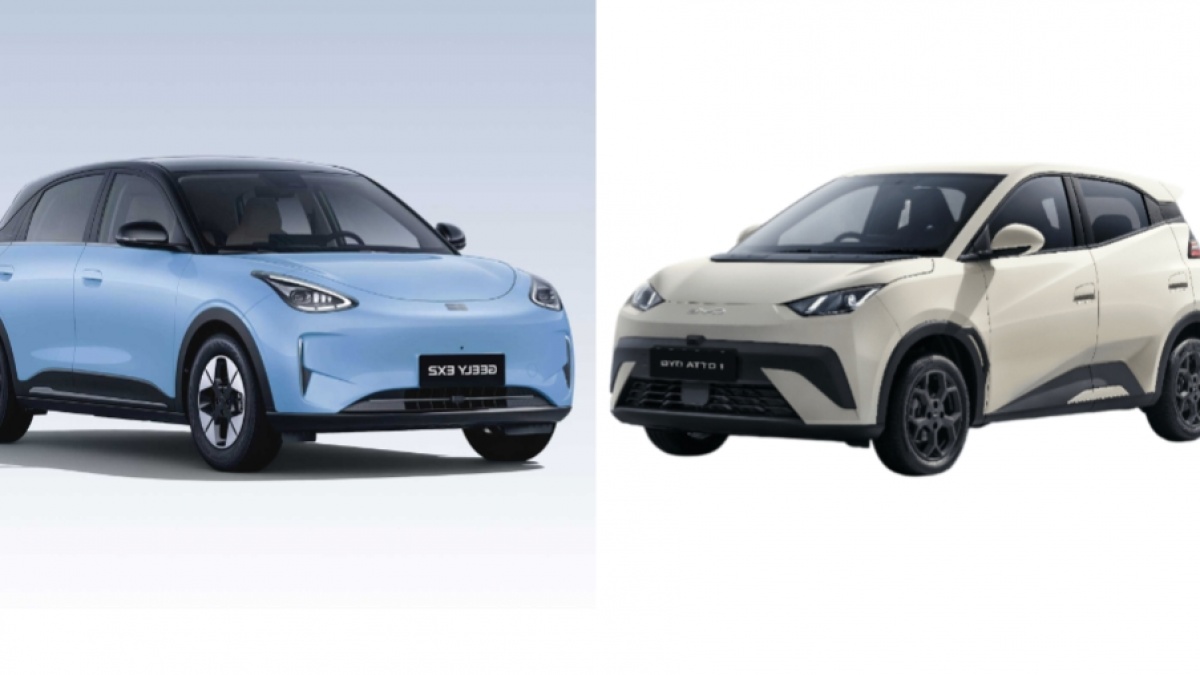 Geely EX2 vs BYD Atto 1 Mending Mana? Simak Perbandingannya