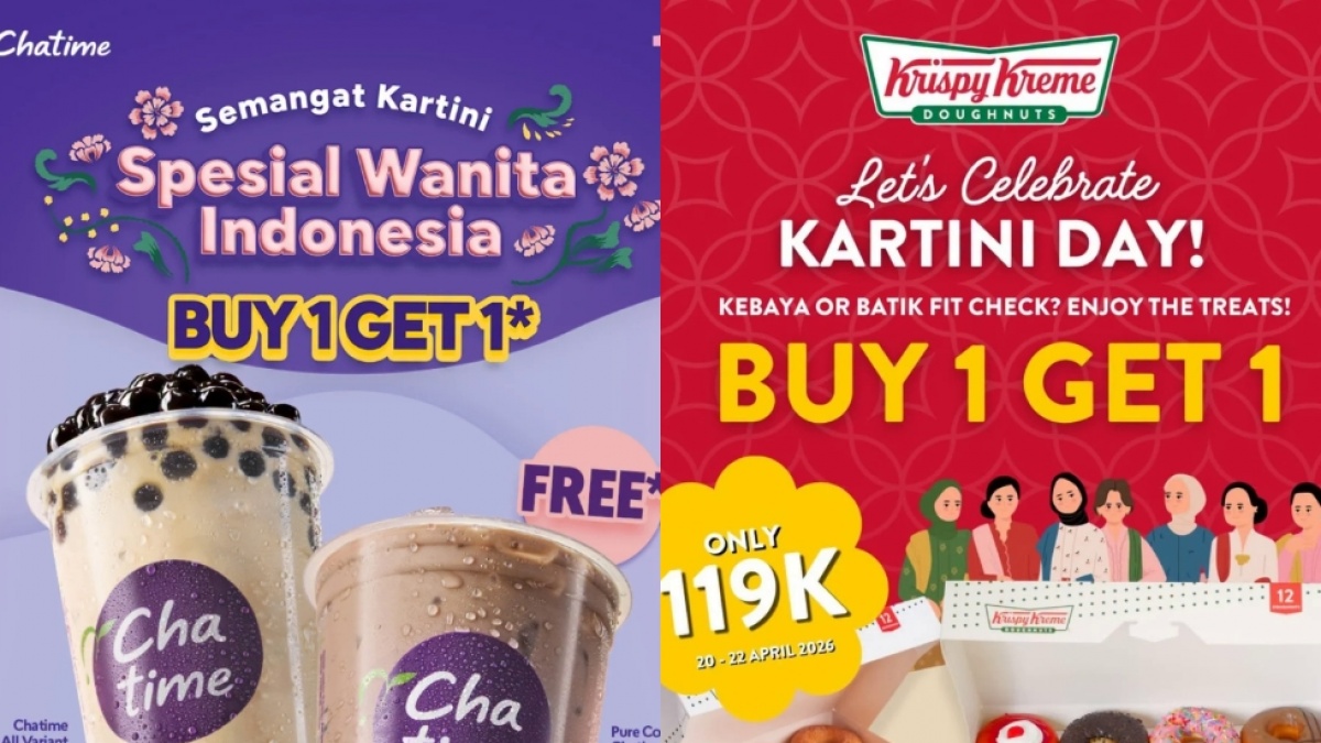 Saatnya Jajan! 7 Promo Spesial Hari Kartini 2026, dari Makan Berat hingga Dessert Ada