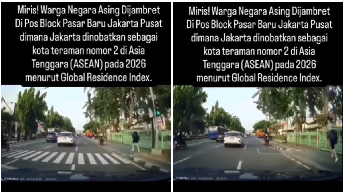 Ironi Jakarta: WNA Jerman Dijambret di Tengah Status Kota Teraman ASEAN