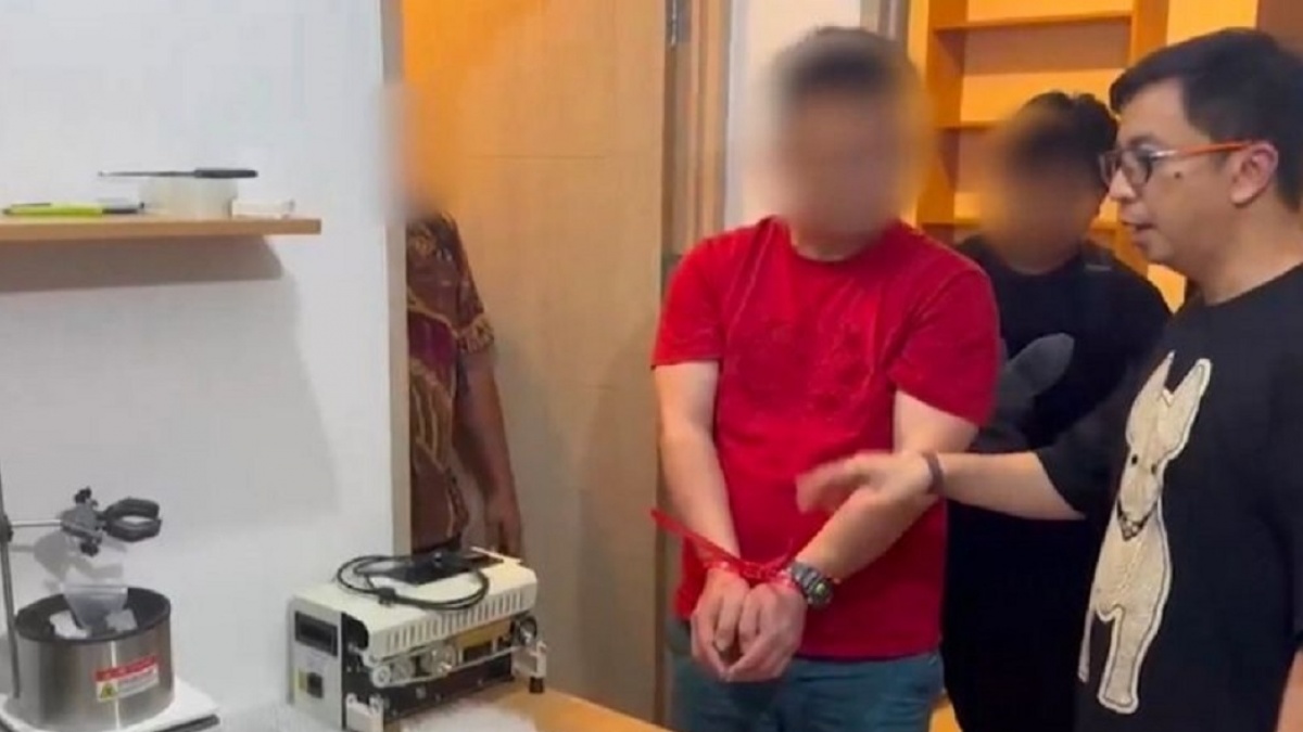 Terbongkar! Lab Narkoba Vape Malaysia di Apartemen River Side Tangerang Jadi , Nilainya Rp762 Miliar
