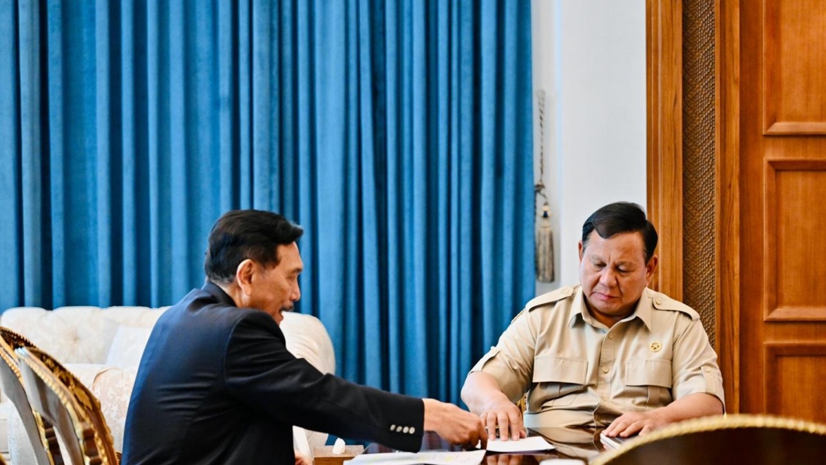 Prabowo Subianto dan Luhut Binsar Pandjaitan Bahas Strategi Jaga Stabilitas Ekonomi