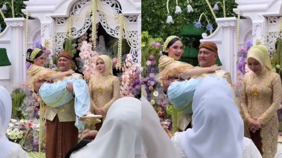 Ketulusan Ayah Sambung Syifa Hadju, Gendong di Siraman Meski Tak Jadi Wali Nikah