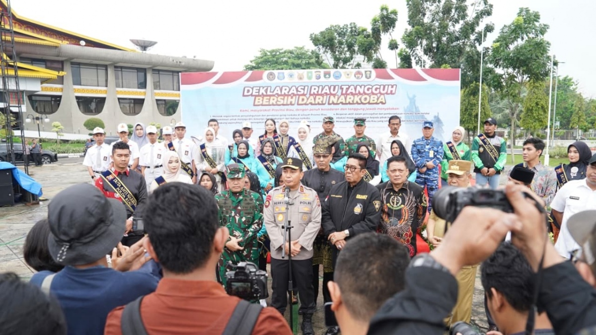 Riau Nyatakan Perang terhadap Narkoba, Pemprov dan Polda Bongkar Ancaman Jaringan Lintas Negara