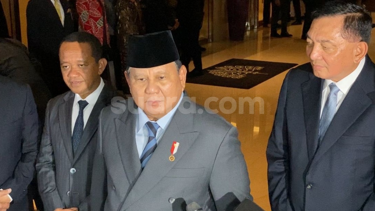 Kondangan ke Pernikahan El Rumi dan Syifa Hadju, Prabowo dan Bahlil Kompak Komentar Soal Makanan