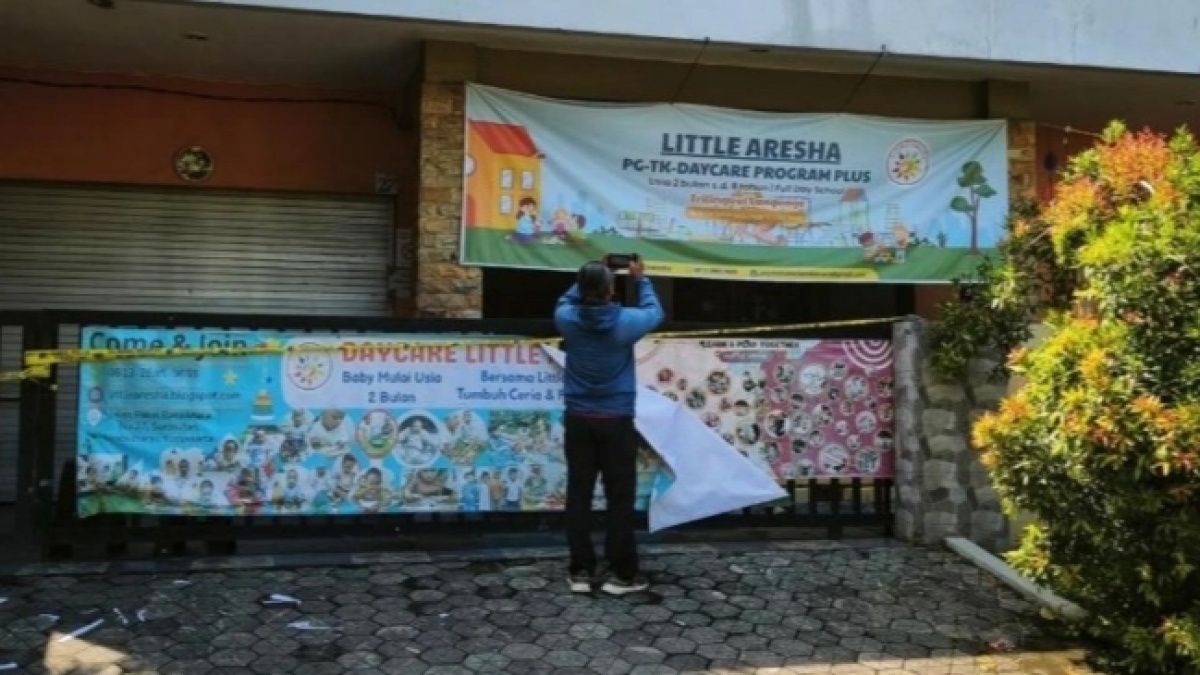 Tampang Terduga Pengasuh Daycare Little Aresha Terekam Saat Digerebek