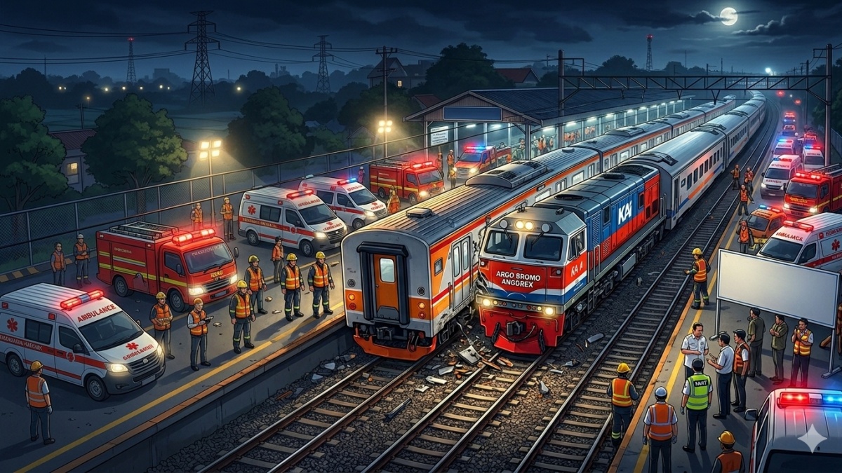 Kecelakaan Kereta di Bekasi, Mengapa Argo Bromo Anggrek Tidak Mengerem?