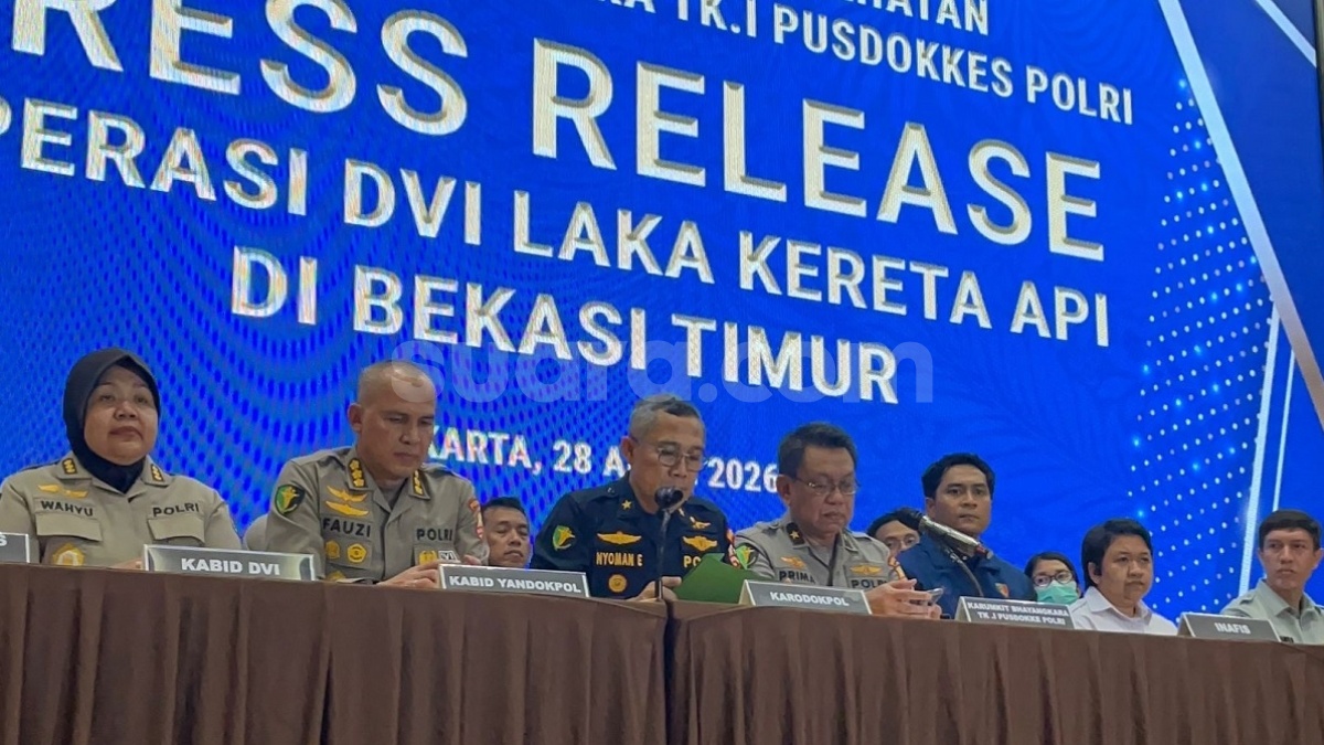 Pusdokkes Polri Ungkap Kondisi Korban Kecelakaan Kereta Bekasi, Alami Multipel Trauma Parah