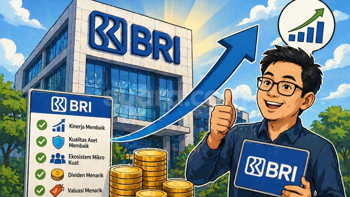 Pasar Modal Fluktuatif, Ini Alasan BBRI Jadi Rekomendasi Saham saat Krisis