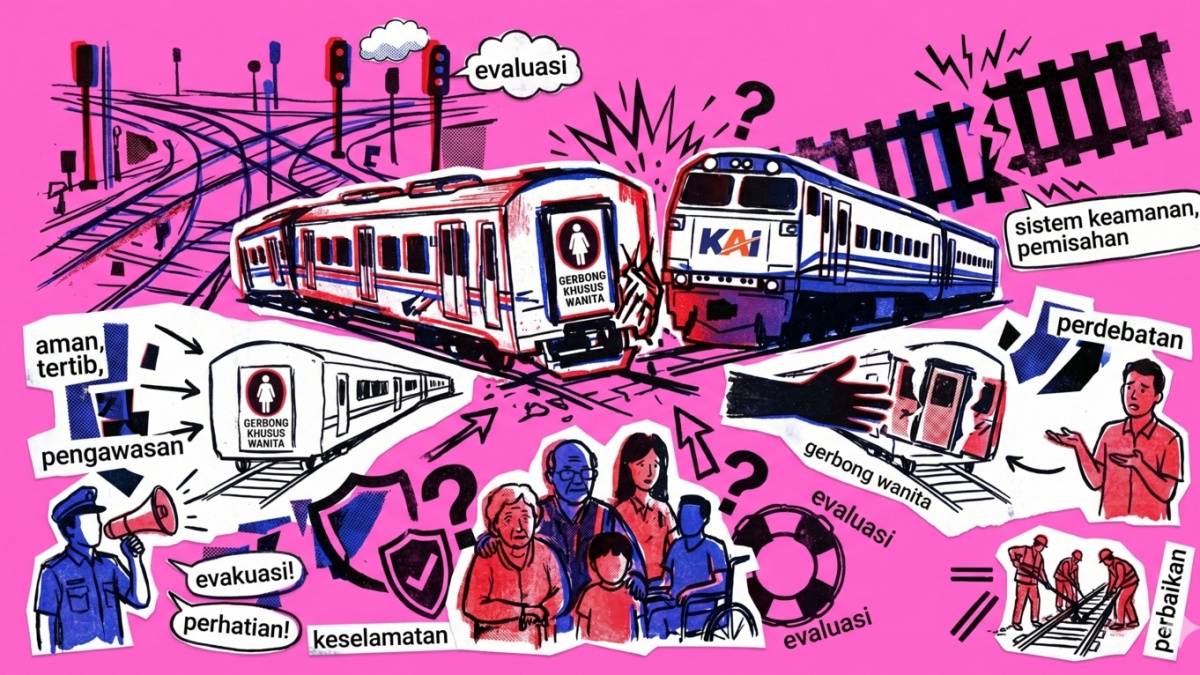 Gerbong Wanita Disorot Usai Kecelakaan KRL, Salah Posisi atau Salah Sistem?