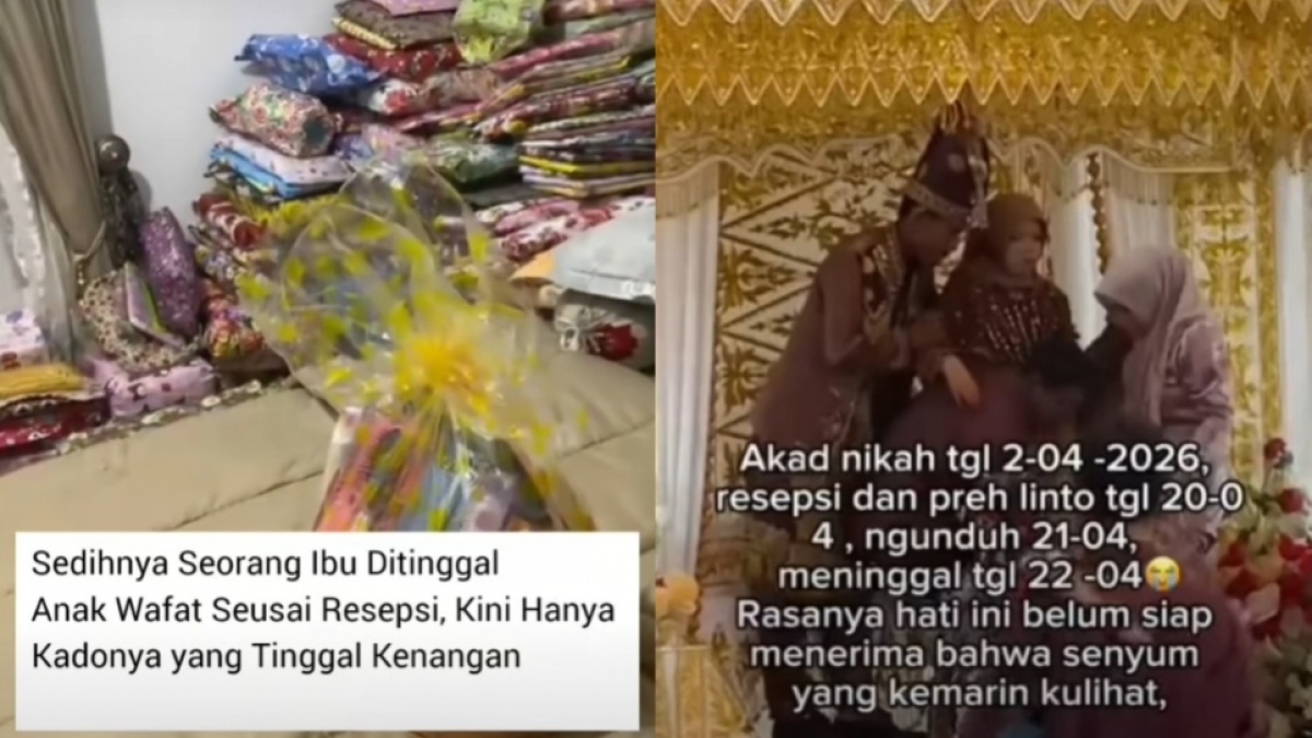 Viral Pengantin Meninggal Dunia setelah Resepsi, Tumpukan Kado Bikin Nyesek