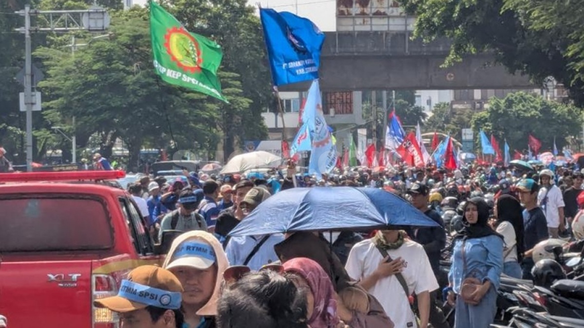 Getaran Sound Horeg dan Lautan Buruh Membelah Jantung Jakarta di May Day 2026