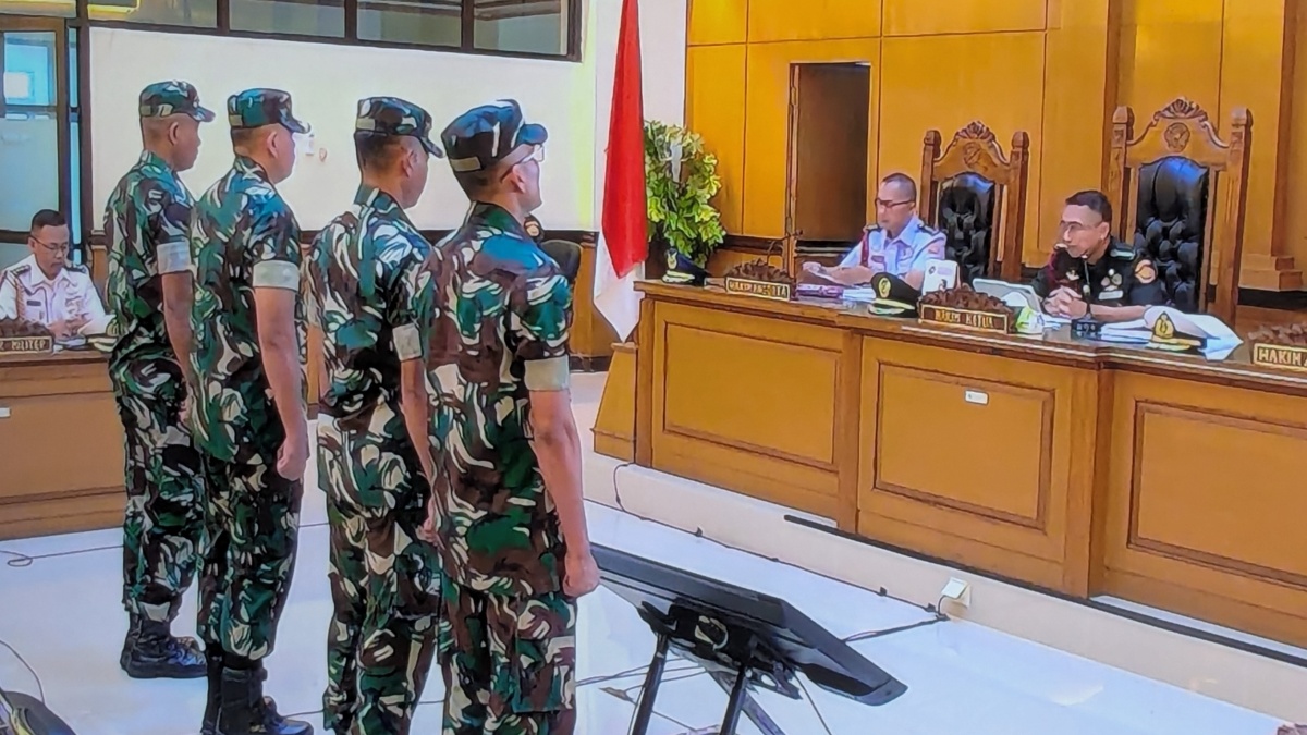 Kasus Air Keras Andrie Yunus: 4 Anggota BAIS TNI Jalani Sidang Tuntutan Hari Ini