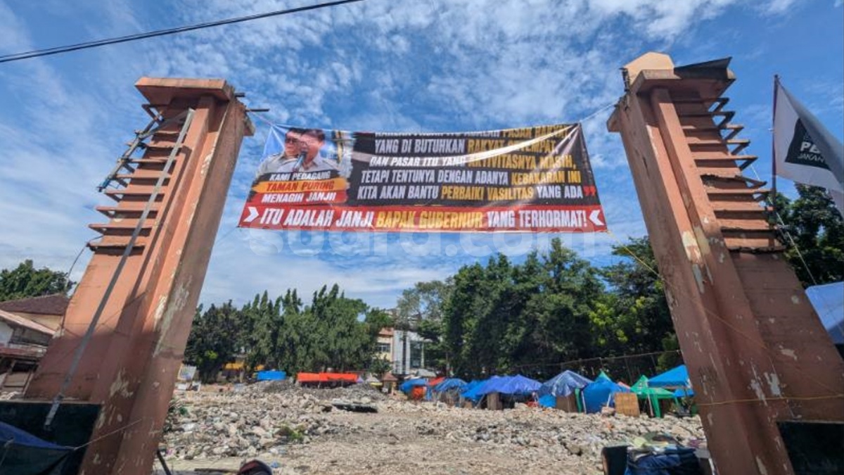 Pasar Taman Puring Bakal Diubah Jadi RTH Taman Setara, Pedagang Bakal Direlokasi