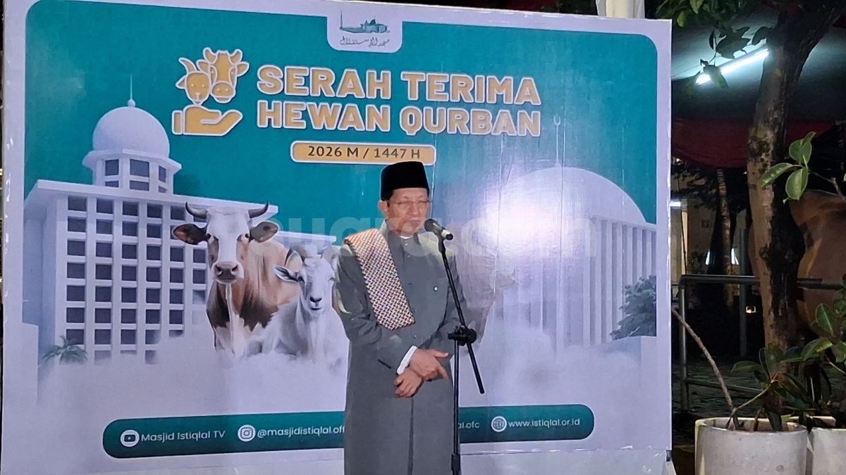 Nasaruddin Umar Terima Sapi Kurban dari Presiden dan Wapres