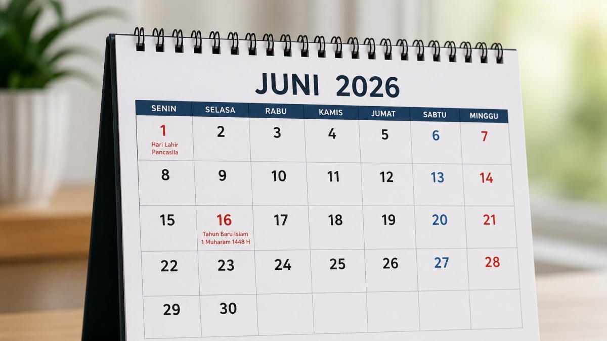 Ada 2 Tanggal Merah di Bulan Juni 2026, Ini Daftarnya Sesuai SKB 3 Menteri