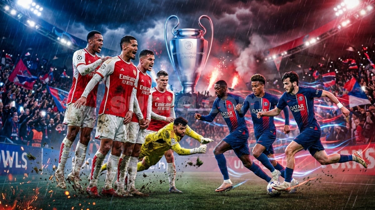 Final Liga Champions: PSG Menggila di Depan, Arsenal Tak Tergoyahkan di Belakang