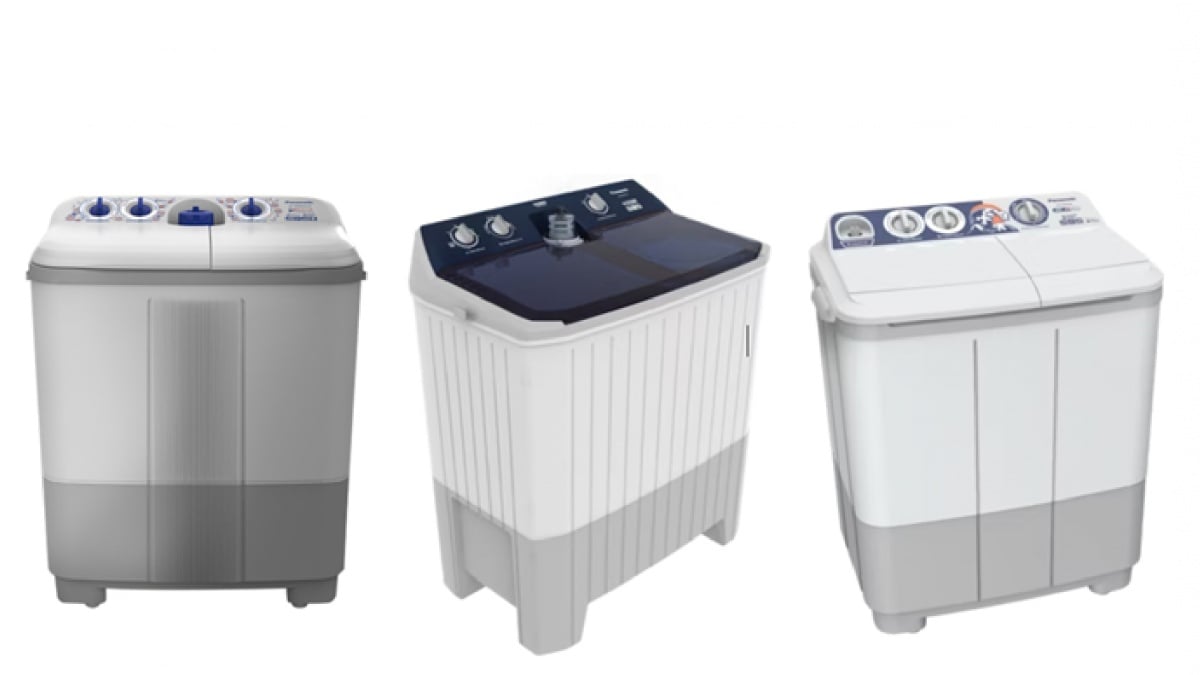 Listrik Rumah Cuma 450 Watt? Ini 3 Rekomendasi Mesin Cuci 2 Tabung Panasonic, Dijamin Anti Jeglek