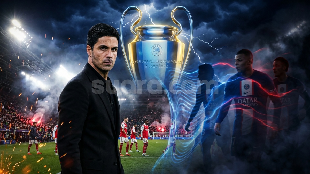 Head to Head Mikel Arteta vs Klub Prancis: Misi Hapus Kutukan Les Parisiens