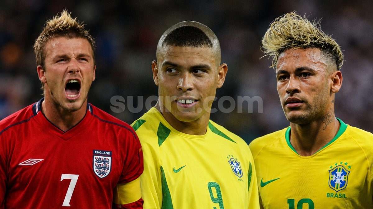 Gaya Rambut Piala Dunia Paling Ikonik: Mohawk Beckham, Kuncung Ronaldo hingga Blonde Neymar