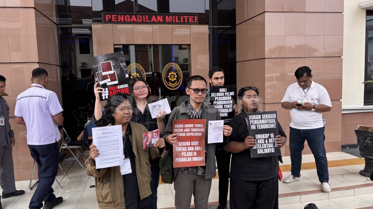 Aktor Intelektual Tak Disentuh, KontraS Sebut Sidang Militer Andrie Yunus Hanya Sandiwara!
