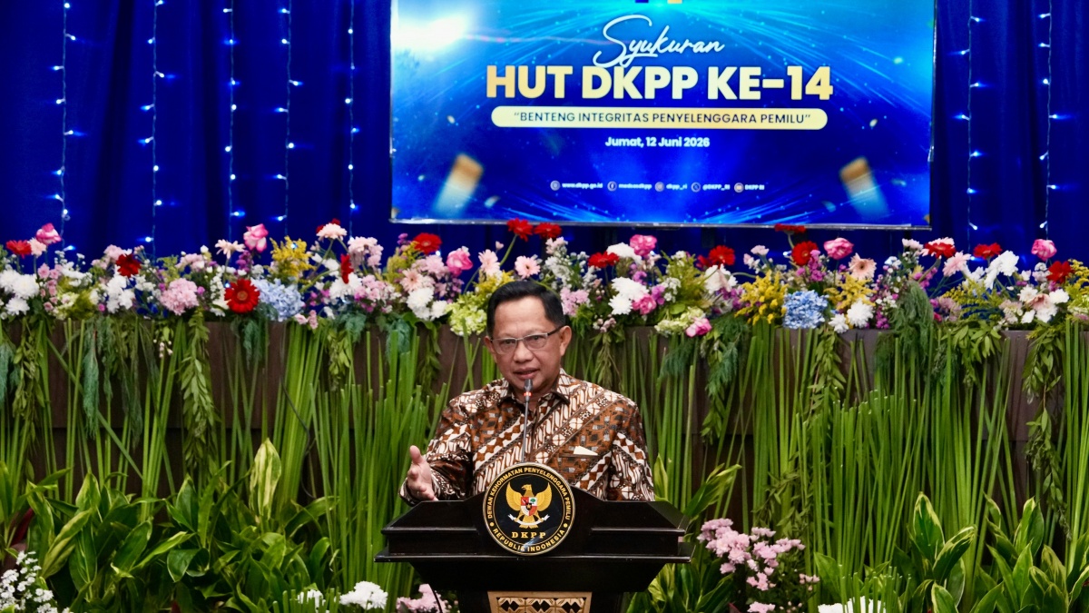 Mendagri Tito Dorong DKPP Tingkatkan Integritas Penyelenggara Pemilu