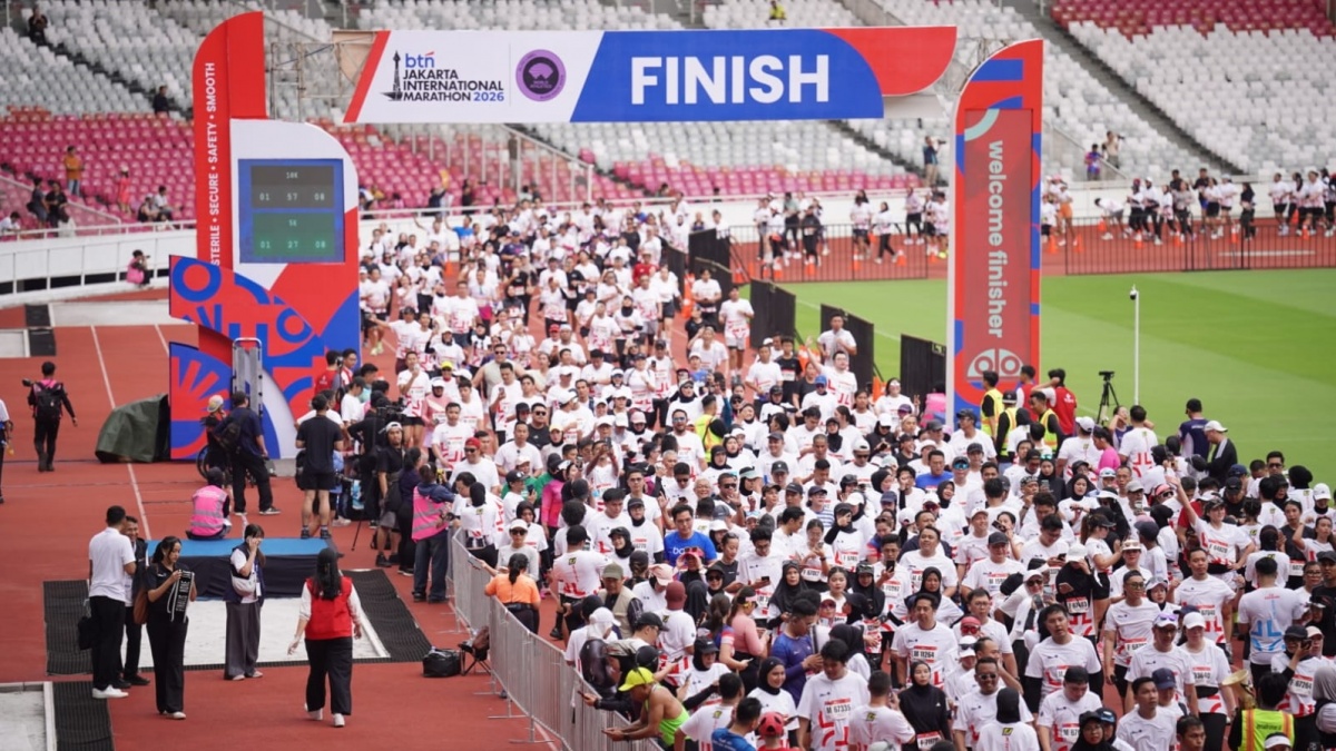 BTN Jakarta International Marathon 2026 Sukses Digelar, 20.500 Pelari Ramaikan Hari Pertama
