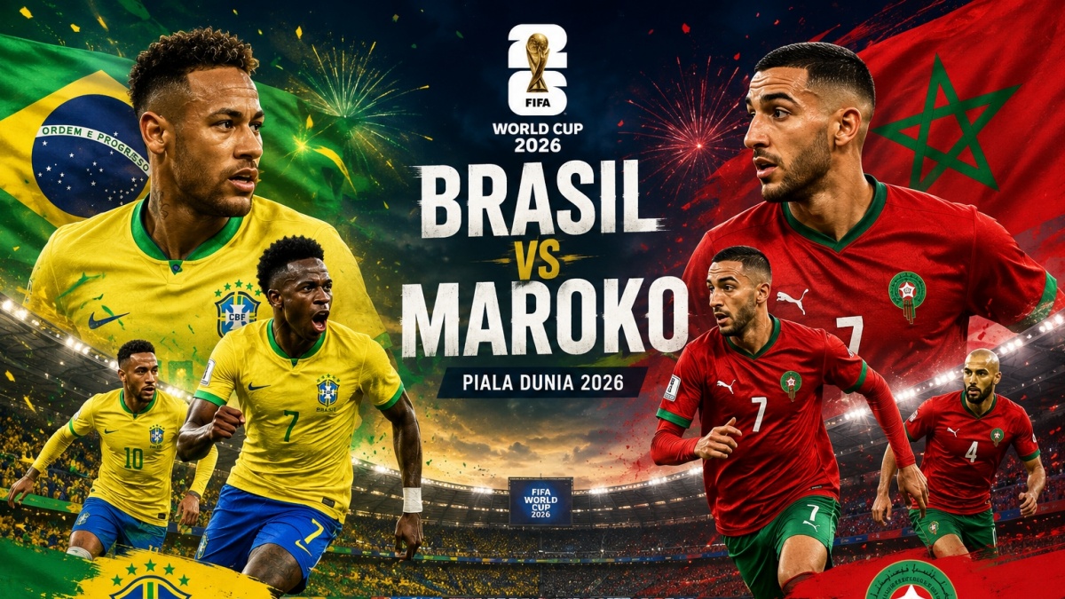 Prediksi Brasil vs Maroko: Head to Head, Susunan Pemain dan Fakta Menarik