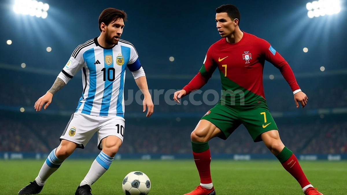 Lionel Messi Hattrick, Cristiano Ronaldo Quattrick ke Gawang Kongo?