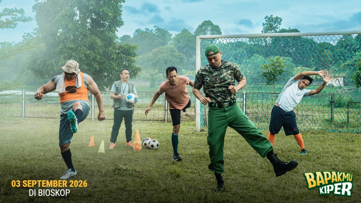 Teaser Poster "Bapakmu Kiper" Dirilis, Fedi Nuril Jadi Kiper Tarkam di Film Komedi Terbaru