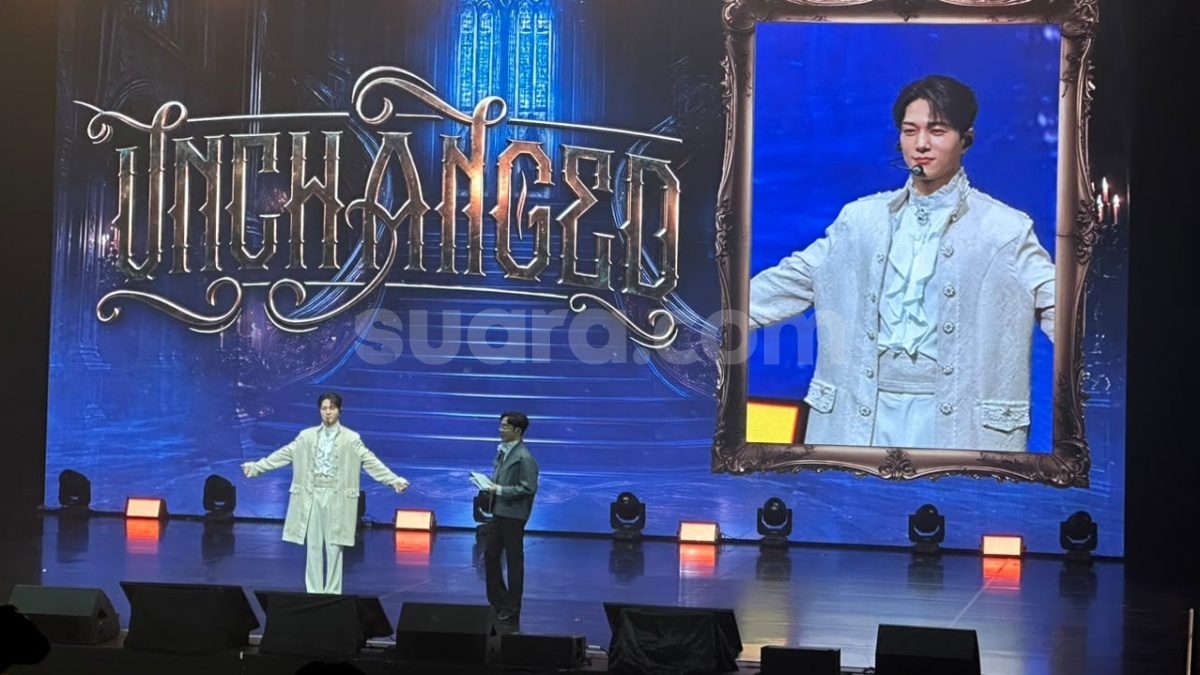 Kim Myungsoo Bikin Jakarta Meleleh di Fancon Solo, Panggil Fans Sayangku hingga Joget Kicau Mania