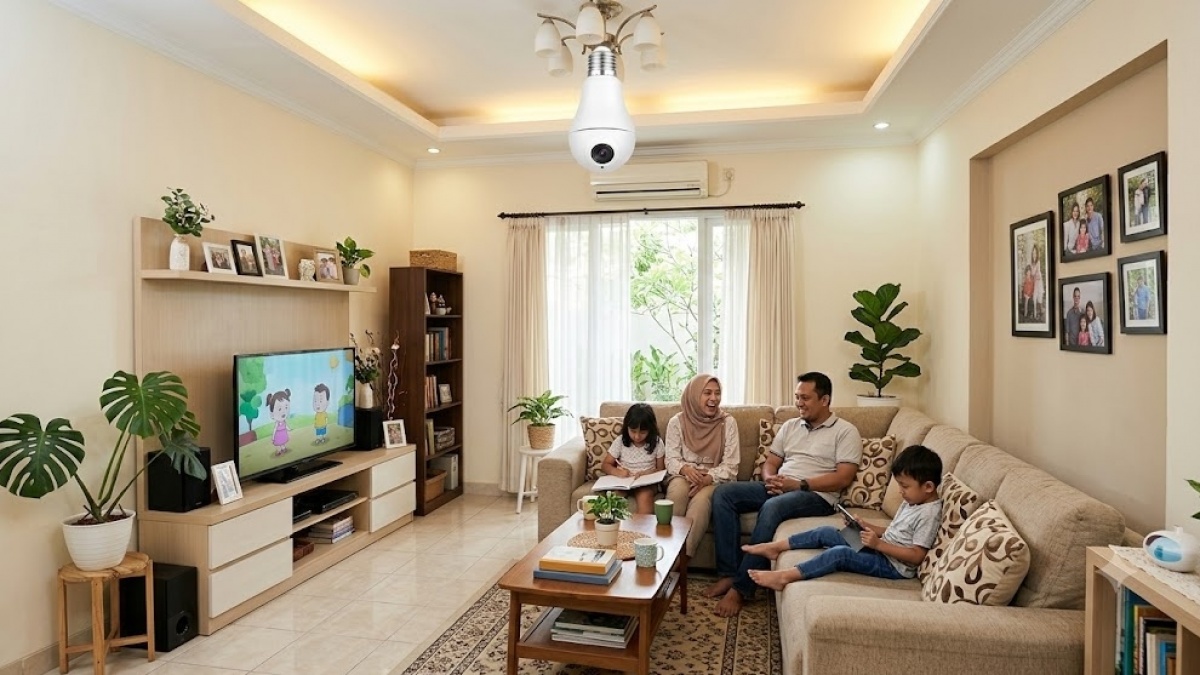 5 CCTV Bentuk Bohlam Lampu yang Praktis, Tinggal Putar dan Bisa Lihat Seluruh Ruangan