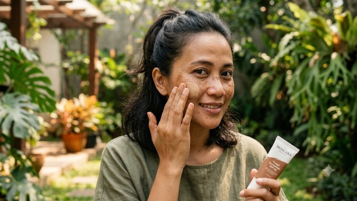 5 Tinted Sunscreen SPF 50 untuk Samarkan Flek Hitam di Wajah