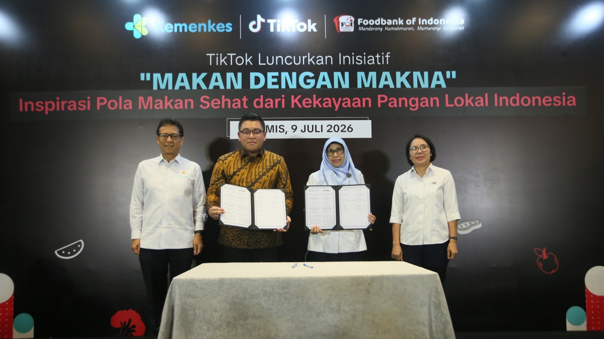 TikTok Donasi 200 Ribu Dolar AS untuk Sektor Pangan RI